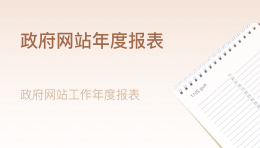 政府網站年度報表