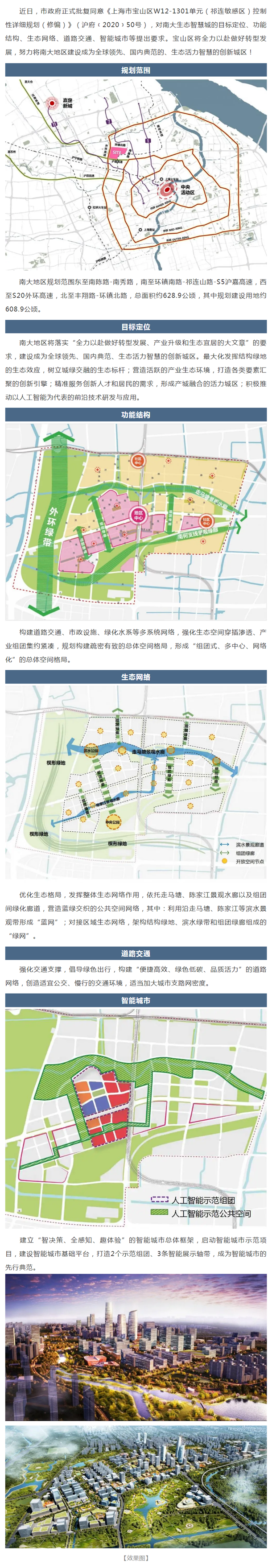 南大生態智慧城控詳規劃獲批 南大生態智慧城控詳規劃獲批
