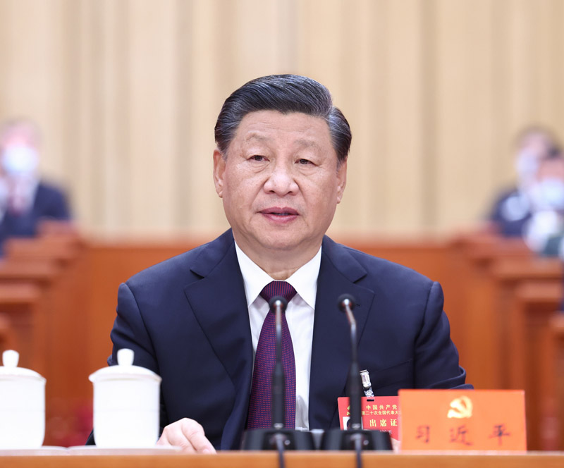 10月22日，中國共產黨第二十次全國代表大會在北京人民大會堂勝利閉幕。習近平同志主持大會。.jpg