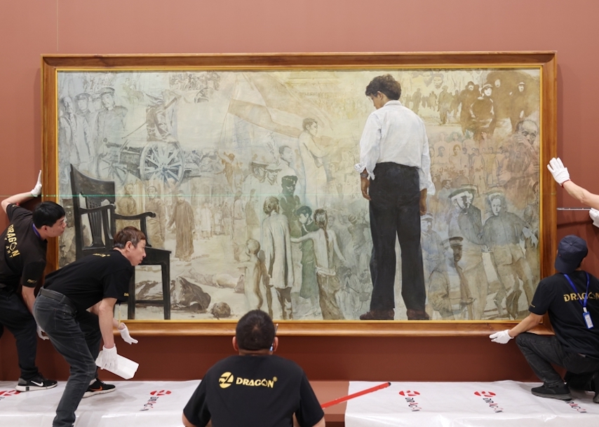 陳逸飛規模最大回顧展將揭幕 三幅作品開箱 《踱步》將自己畫入畫面